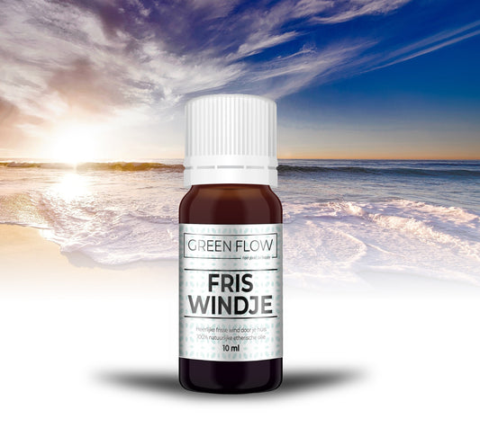 Fris Windje - 10 Ml - 100% Natuurzuivere Etherische Olie