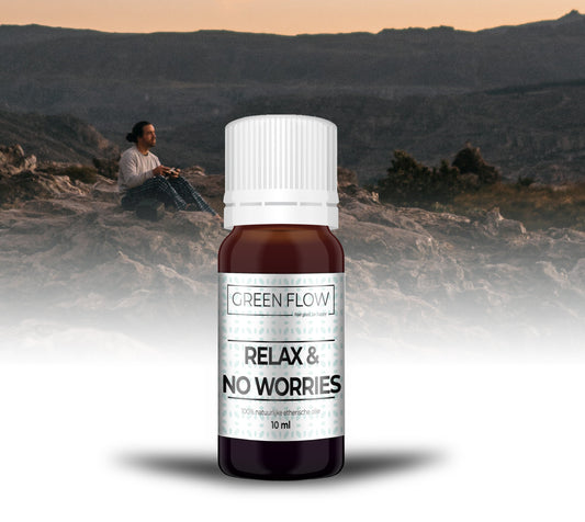 Relax & No Worries - 10 Ml - 100% Natuurzuivere Etherische Olie